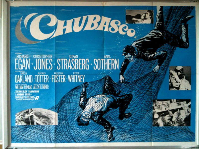 Cinema Poster: CHUBASCO 1967 (QUAD) Richard Egan Christopher Jones Allen H Miner