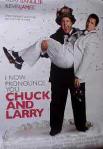 I NOW PRONOUNCE YOU CHUCK AND LARRY: Advance One Sheet Film Poster I NOW PRONOUNCE YOU CHUCK AND LARRY: Advance One Sheet Film Poster