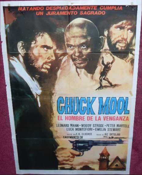 CHUCK MOOL EL HOMBRE DE LA VENGANZA: Argentinian Film Poster 