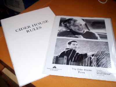 CIDER HOUSE RULES: Promotional Booklet & Stills CIDER HOUSE RULES: Promotional Booklet & Stills