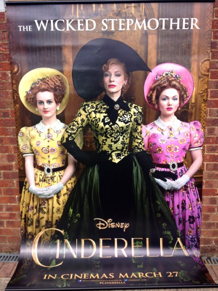 Cinema Banner: CINDERELLA 2015 (Wicked Stepmother) Lily James Hayley Atwell