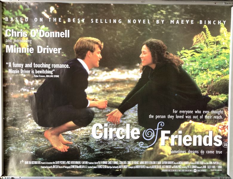 Cinema Poster: CIRCLE OF FRIENDS 1995 (Quad) Chris O'Donnell Minnie Driver Cinema Poster: CIRCLE OF FRIENDS 1995 (Quad) Chris O'Donnell Minnie Driver