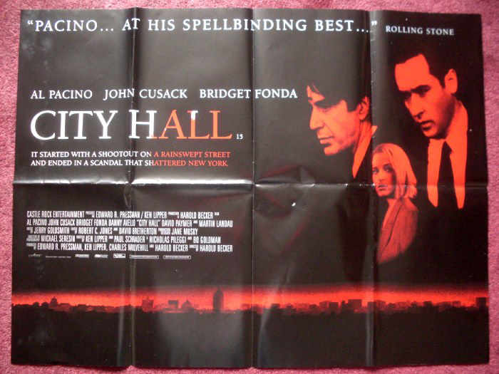 CITY HALL: UK Quad Film Poster CITY HALL: UK Quad Film Poster