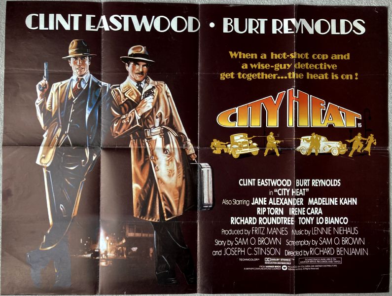 Cinema Poster: CITY HEAT 1984 (Quad) Clint Eastwood Burt Reynolds Madeline Kahn Cinema Poster: CITY HEAT 1984 (Quad) Clint Eastwood Burt Reynolds Madeline Kahn