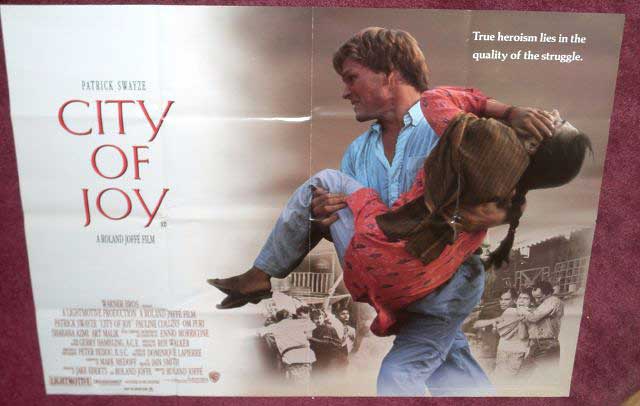 CITY OF JOY: UK Quad Film Poster