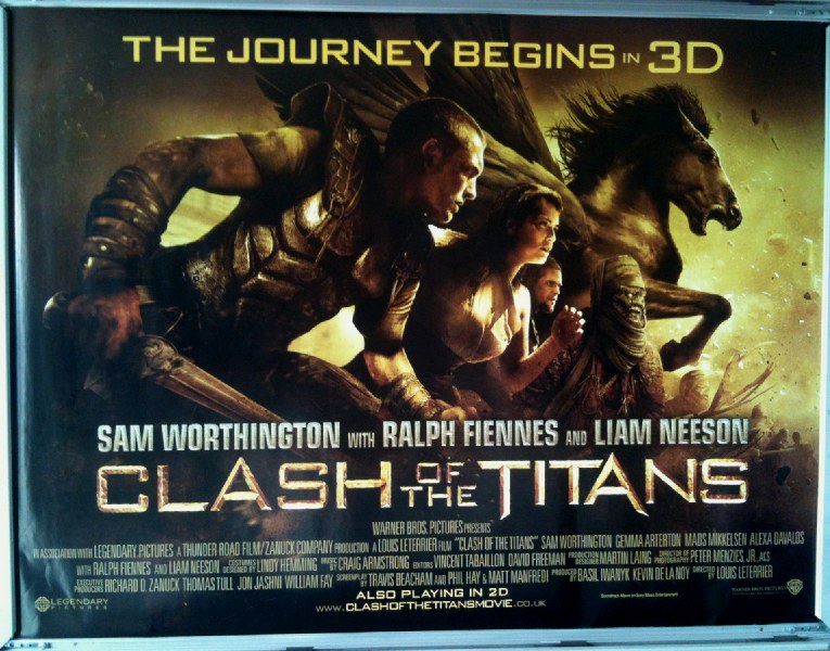 CLASH OF THE TITANS: Main UK Quad CLASH OF THE TITANS: Main UK Quad