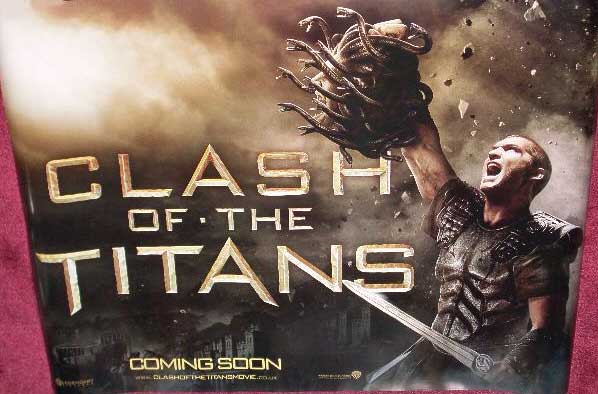 CLASH OF THE TITANS: Medusa Advance UK Quad CLASH OF THE TITANS: Medusa Advance UK Quad