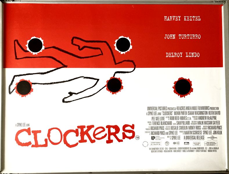 Cinema Poster: CLOCKERS 1995 (Quad) Spike Lee Harvey Keitel John Turturro