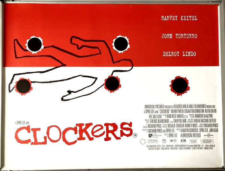 Cinema Poster: CLOCKERS 1995 (Quad) Spike Lee Harvey Keitel John Turturro Cinema Poster: CLOCKERS 1995 (Quad) Spike Lee Harvey Keitel John Turturro