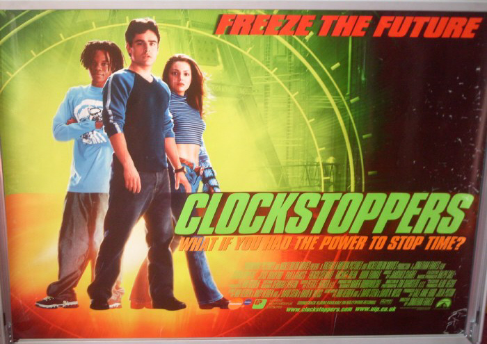 CLOCKSTOPPERS: UK Quad Film Poster CLOCKSTOPPERS: UK Quad Film Poster