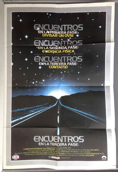 Cinema Poster: CLOSE ENCOUNTERS OF THE THIRD KIND 1977 (Spanish) Cinema Poster: CLOSE ENCOUNTERS OF THE THIRD KIND 1977 (Spanish)