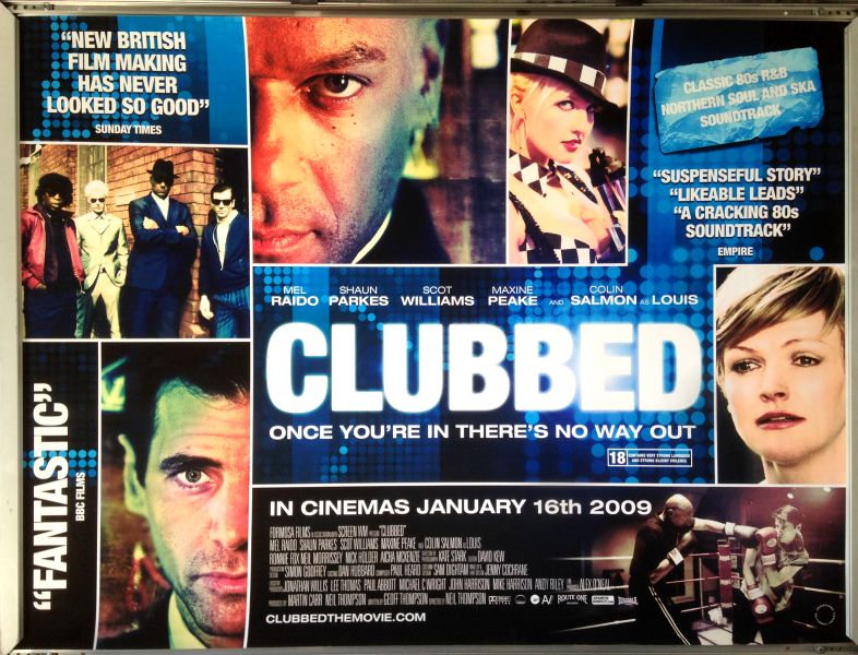 Cinema Poster: CLUBBED 2009 (Quad) Mel Raido Colin Salmon Shaun Parkes Cinema Poster: CLUBBED 2009 (Quad) Mel Raido Colin Salmon Shaun Parkes
