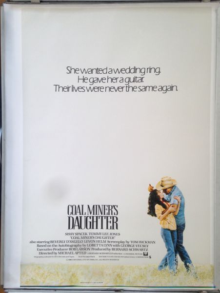Cinema Poster: COAL MINER'S DAUGHTER 1980 (One Sheet) Sissy Spacek
