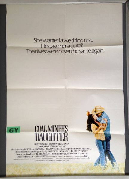 Cinema Poster: COAL MINER'S DAUGHTER, THE 1980 (One Sheet) Sissy Spacek