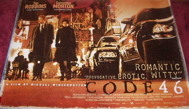 CODE 46: UK Quad Film Poster CODE 46: UK Quad Film Poster