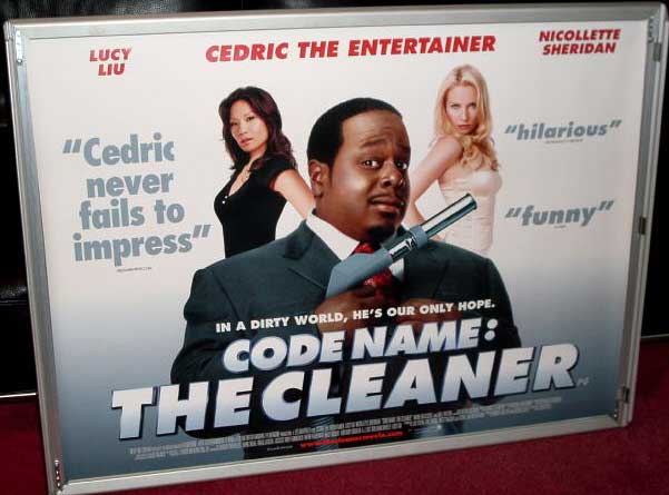 CODENAME THE CLEANER: UK Quad Film Poster