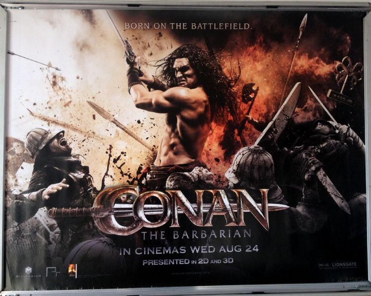 Cinema Poster: CONAN THE BARBARIAN 2011 (Quad) Jason Momoa Ron Perlman Cinema Poster: CONAN THE BARBARIAN 2011 (Quad) Jason Momoa Ron Perlman