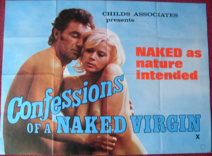 CONFESSIONS OF A NAKED VIRGIN: UK Quad Film Poster