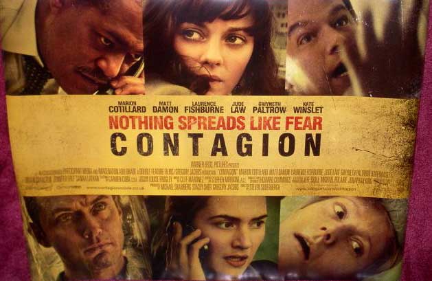 CONTAGION: Main UK Quad Film Poster CONTAGION: Main UK Quad Film Poster