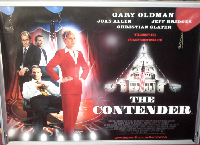 CONTENDER, THE: UK Quad Film Poster CONTENDER, THE: UK Quad Film Poster