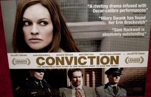 CONVICTION: UK Quad Film Poster CONVICTION: UK Quad Film Poster