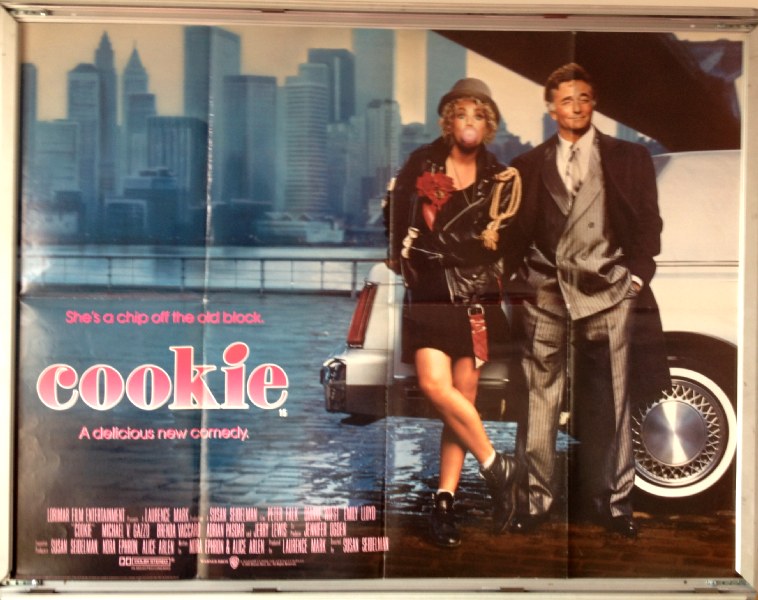Cinema Poster: COOKIE 1989 (Quad) Peter Falk Dianne Wiest Emily Lloyd Cinema Poster: COOKIE 1989 (Quad) Peter Falk Dianne Wiest Emily Lloyd