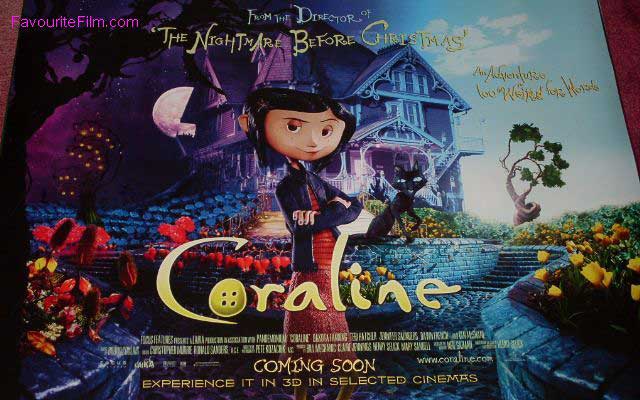 Favourite Film's favourite poster of the moment.... CORALINE