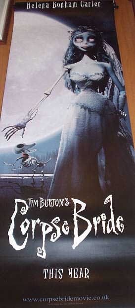 CORPSE BRIDE: Helena Bonham Carter/Bride Cinema Banner