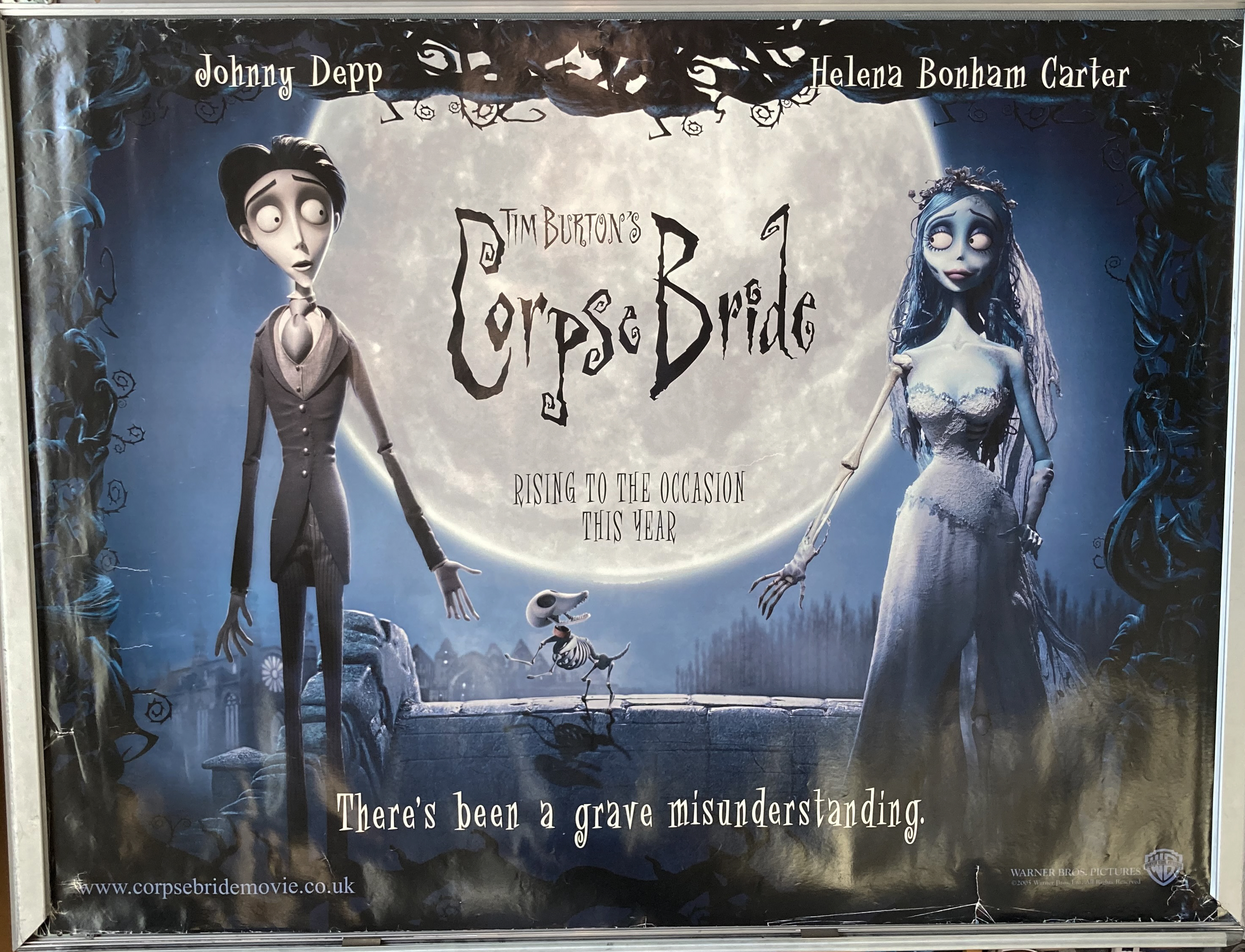 Cinema Poster: CORPSE BRIDE 2005 (Quad) Johnny Depp Helena Bonham Carter