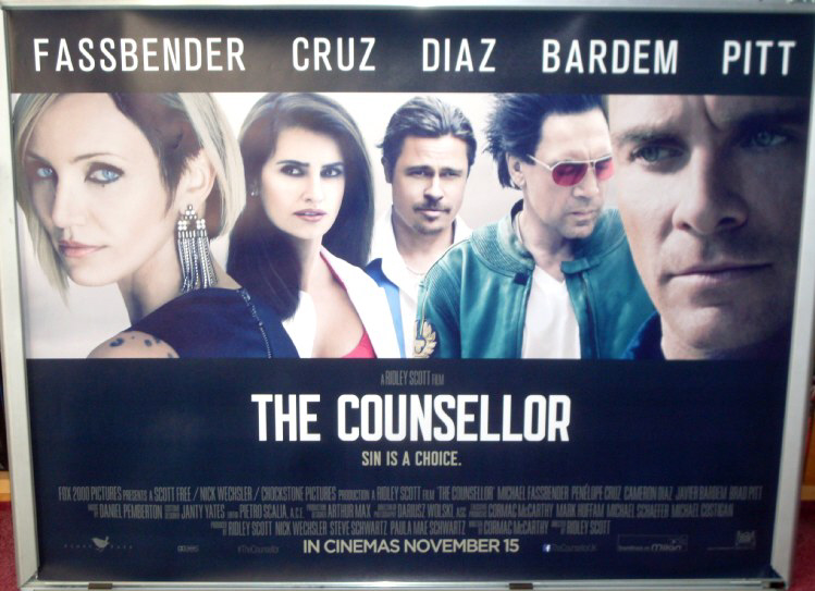 COUNSELLOR, THE: UK Quad Film Poster COUNSELLOR, THE: UK Quad Film Poster