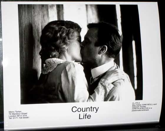 COUNTRY LIFE: Publicity Still CL-PR-8 Neill Kissing Scacchi 