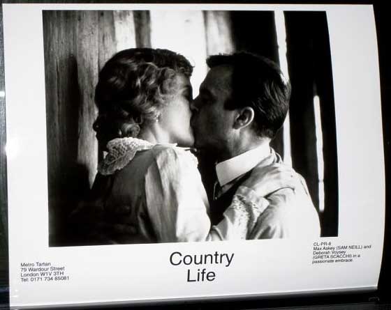 COUNTRY LIFE: Publicity Still CL-PR-8 Neill Kissing Scacchi COUNTRY LIFE: Publicity Still CL-PR-8 Neill Kissing Scacchi