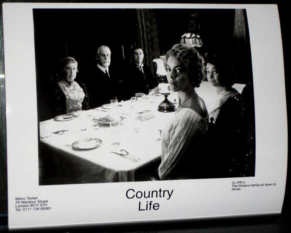 COUNTRY LIFE: Publicity Still CL-PR-3 Dickens Family at Table 