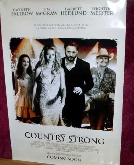 COUNTRY STRONG: One Sheet Film Poster