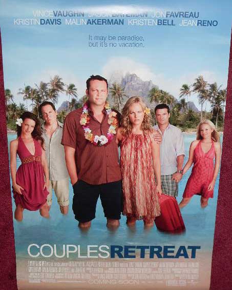 COUPLES RETREAT: One Sheet Film Poster COUPLES RETREAT: One Sheet Film Poster