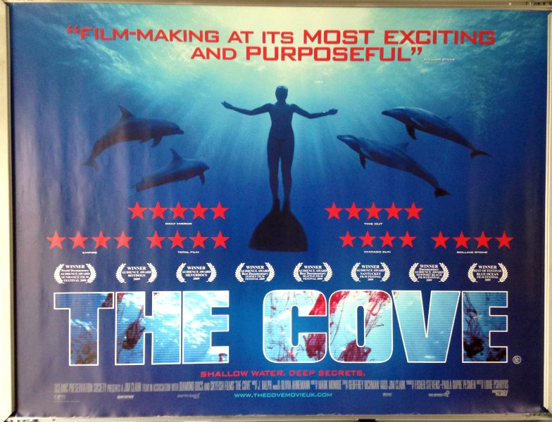 Cinema Poster: COVE, THE 2009 (Quad) Richard O'Barry Louie Psihoyos Hardy Jones 