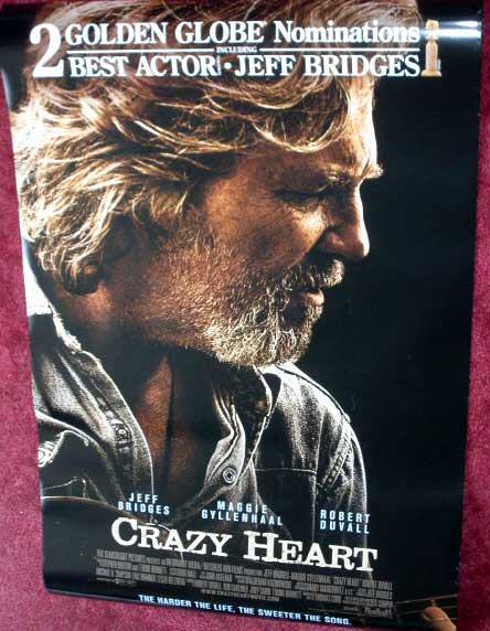 CRAZY HEART: Main One Sheet Film Poster CRAZY HEART: Main One Sheet Film Poster