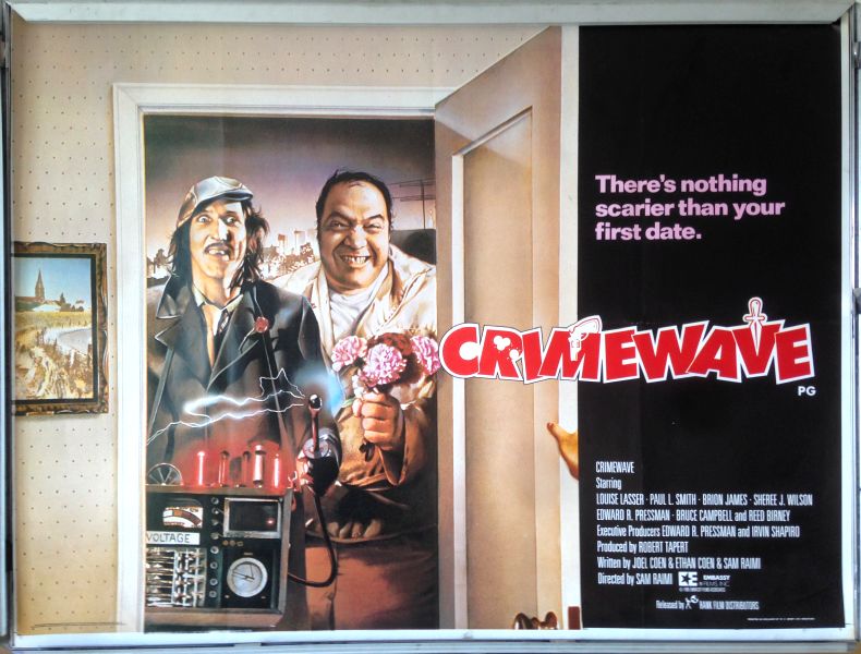 Cinema Poster: CRIMEWAVE 1985 (Quad) Sam Raimi Louise Lasser Brion James Cinema Poster: CRIMEWAVE 1985 (Quad) Sam Raimi Louise Lasser Brion James