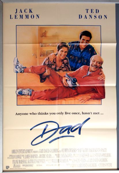 Cinema Poster: DAD 1989 (US One Sheet) Jack Lemmon Ted Danson Cinema Poster: DAD 1989 (US One Sheet) Jack Lemmon Ted Danson