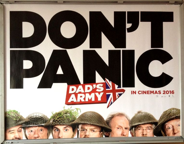 Cinema Poster: DAD'S ARMY 2016 (Advance Quad) Catherine Zeta-Jones Bill Nighy