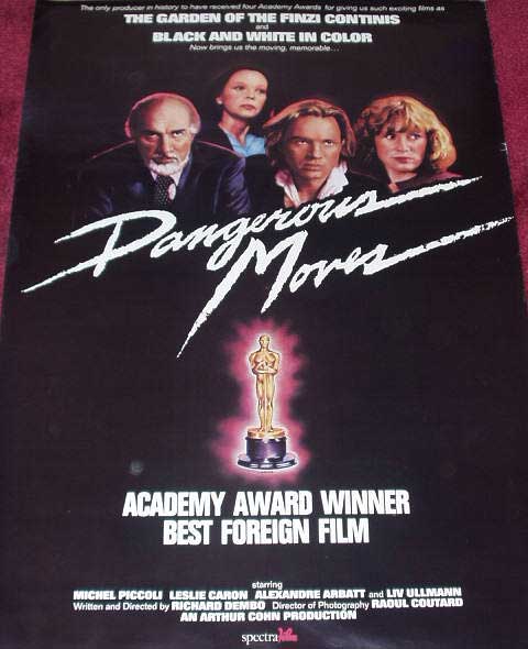 DANGEROUS MOVES: Main One Sheet Film Poster DANGEROUS MOVES: Main One Sheet Film Poster