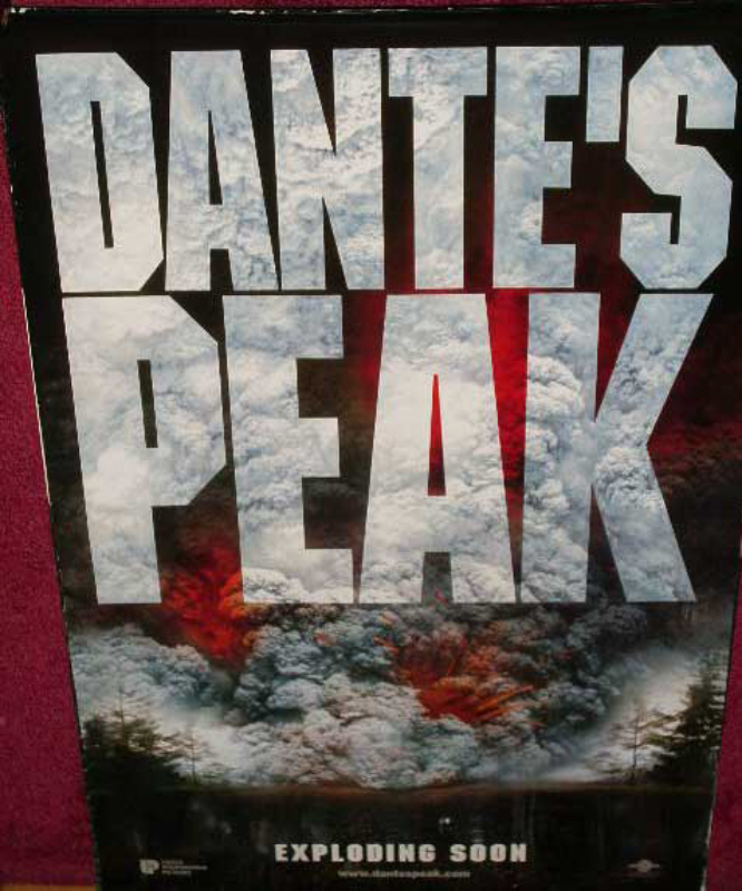 DANTE'S PEAK: Advance One Sheet Film Poster DANTE'S PEAK: Advance One Sheet Film Poster