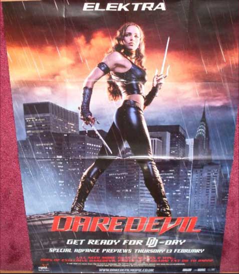 DAREDEVIL: Elektra Character One Sheet Film Poster