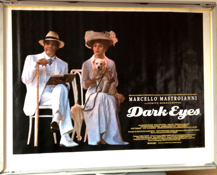 Cinema Poster: DARK EYES 1987 (Quad) Marcello Mastroianni Silvana Mangano Marthe Keller Cinema Poster: DARK EYES 1987 (Quad) Marcello Mastroianni Silvana Mangano Marthe Keller