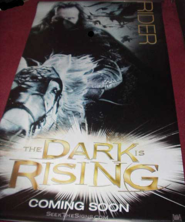 DARK IS RISING, THE: Rider Cinema Banner DARK IS RISING, THE: Rider Cinema Banner