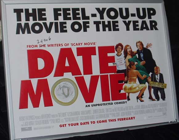 DATE MOVIE: UK Quad Film Poster