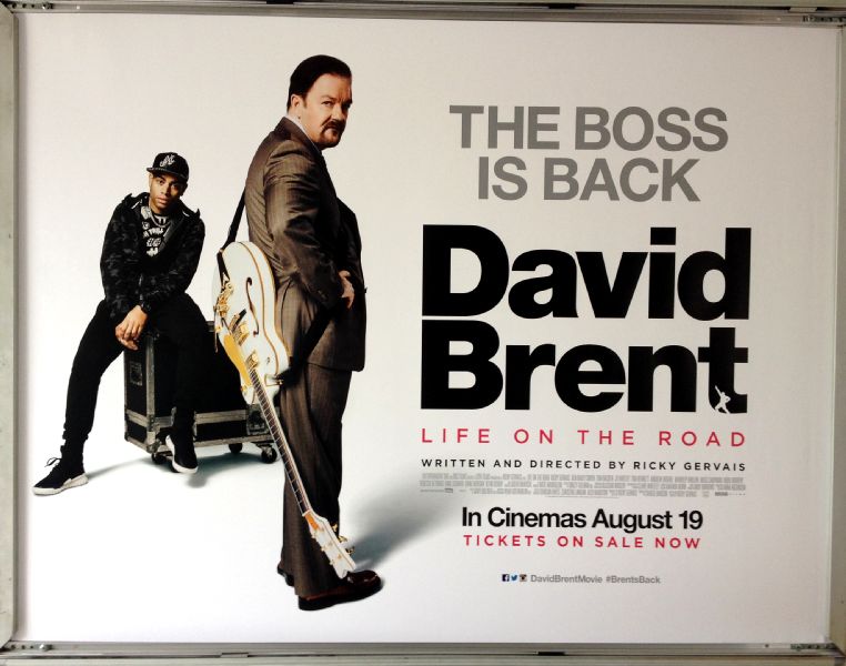 Cinema Poster: DAVID BRENT LIFE ON THE ROAD 2016 (Main Quad) Ricky Gervais 