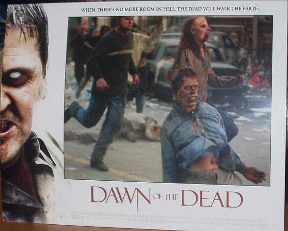 DAWN OF THE DEAD: Lobby Card (Zombie Downed In Street)