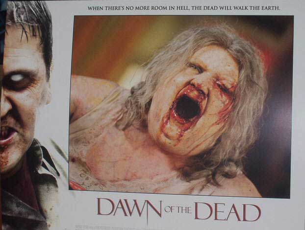 DAWN OF THE DEAD: Lobby Card (Big Zombie Woman)