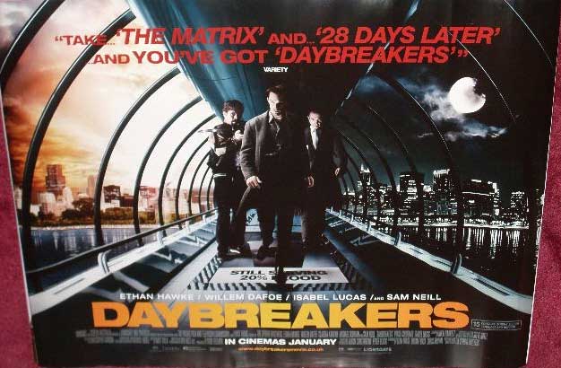 DAYBREAKERS: Main UK Quad Film Poster